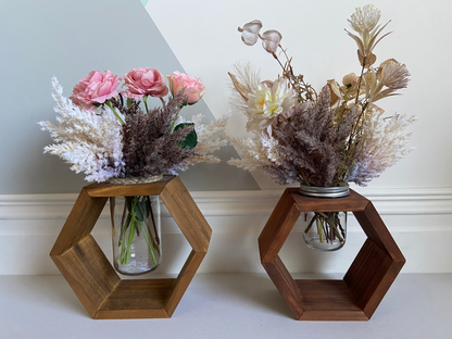 Hexagonal vase
