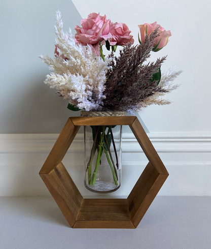 Hexagonal vase
