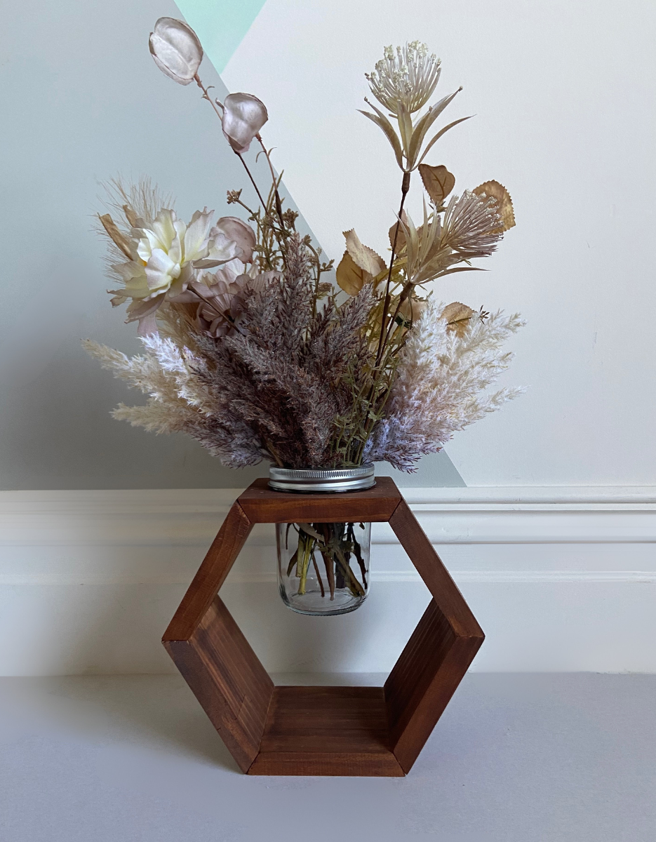 Hexagonal vase