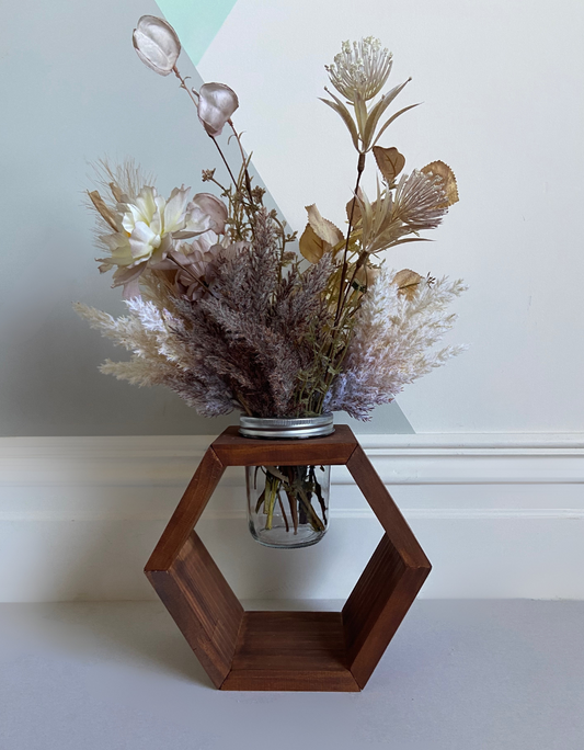 Hexagonal vase
