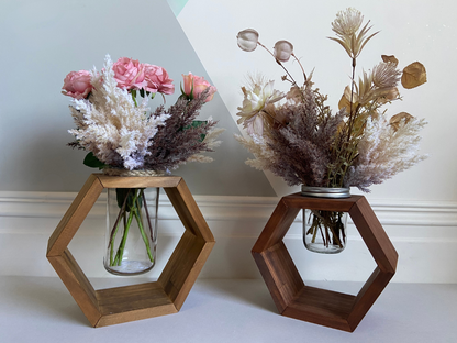 Hexagonal vase